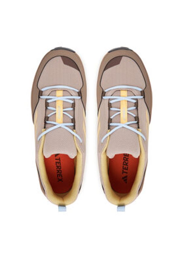 Adidas - adidas Trekkingi Terrex AX4S JR9061 Brązowy. Kolor: brązowy. Materiał: materiał