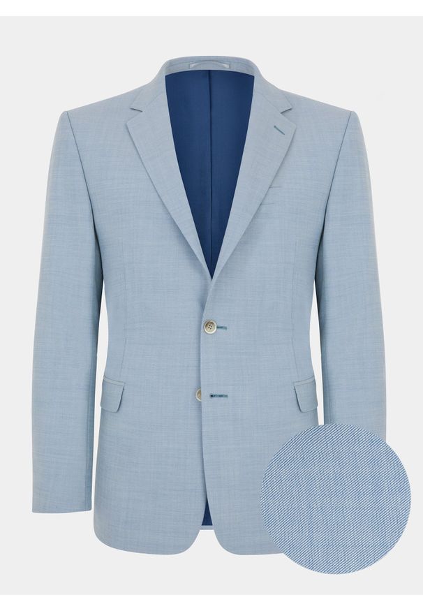 Pako Lorente - PAKO LORENTE – Marynarka garniturowa P21SP-3G-055-N. Okazja: na wesele, na ślub cywilny. Materiał: elastan, wełna. Wzór: kratka. Styl: elegancki
