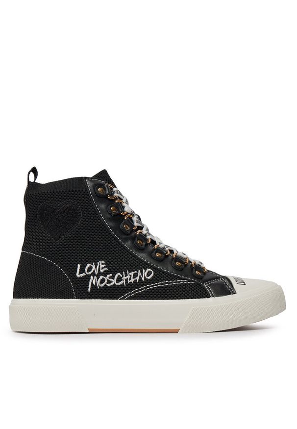 Love Moschino - Trampki LOVE MOSCHINO. Kolor: czarny