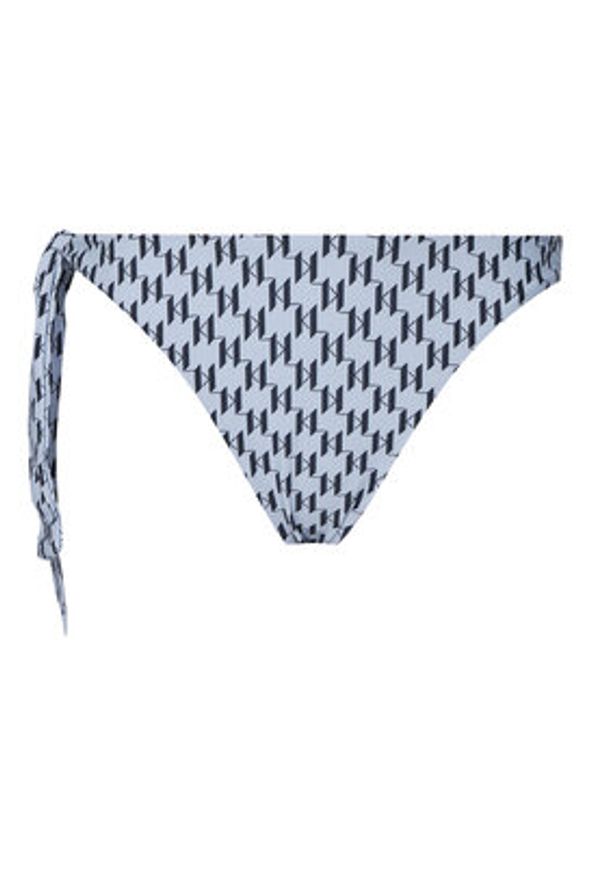 Karl Lagerfeld - KARL LAGERFELD Dół od bikini A1W46042 Błękitny. Kolor: niebieski. Materiał: syntetyk