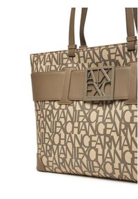 Armani Exchange Torebka 949127 3F742 M1014 Beżowy. Kolor: beżowy. Materiał: skórzane #3