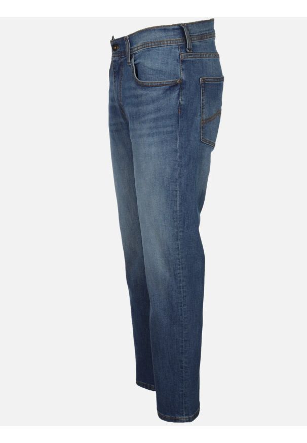 Męskie Spodnie jeansowe Mustang Style Orlando Slim Denim Blue 1016625 5000 682