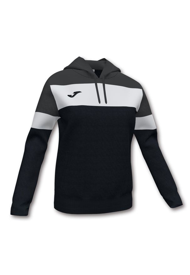 Damska bluza z kapturem Joma Crew IV. Typ kołnierza: kaptur. Kolor: wielokolorowy, czarny, brązowy, biały, szary. Sport: piłka nożna