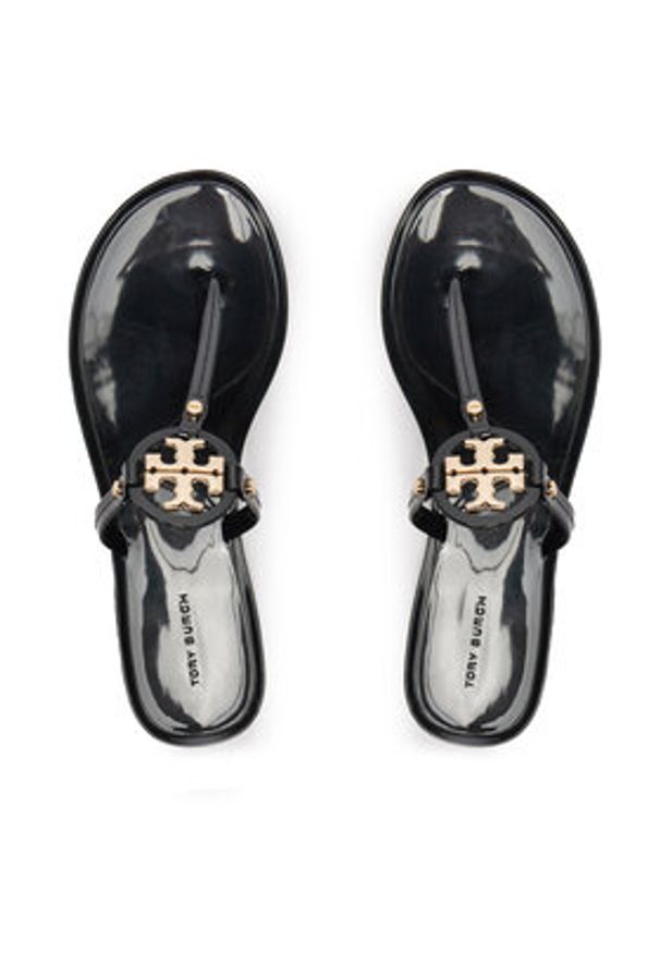 Tory Burch Japonki Mini Miller Flat Thong 51148678 Czarny. Kolor: czarny. Materiał: syntetyk