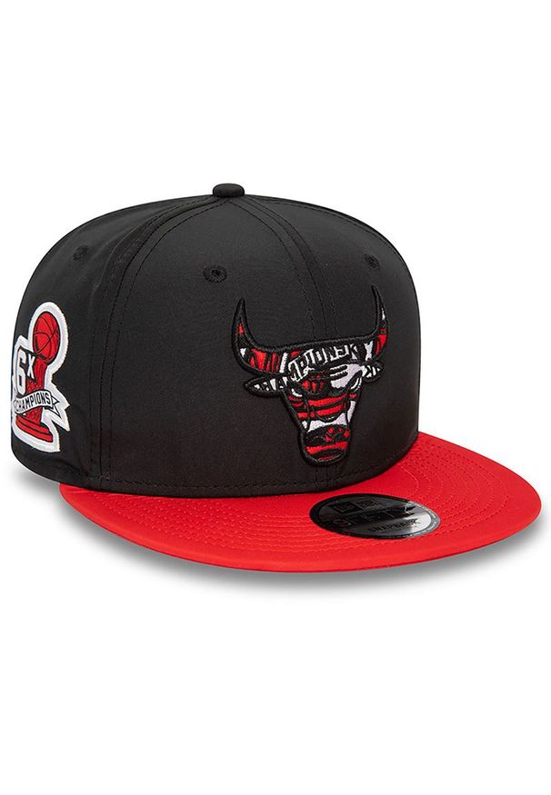 Czapka New Era 9Fifty Kidsill 950 Chicago Bulls 60434979 - czarna. Kolor: czarny. Materiał: materiał, poliester. Styl: klasyczny, sportowy