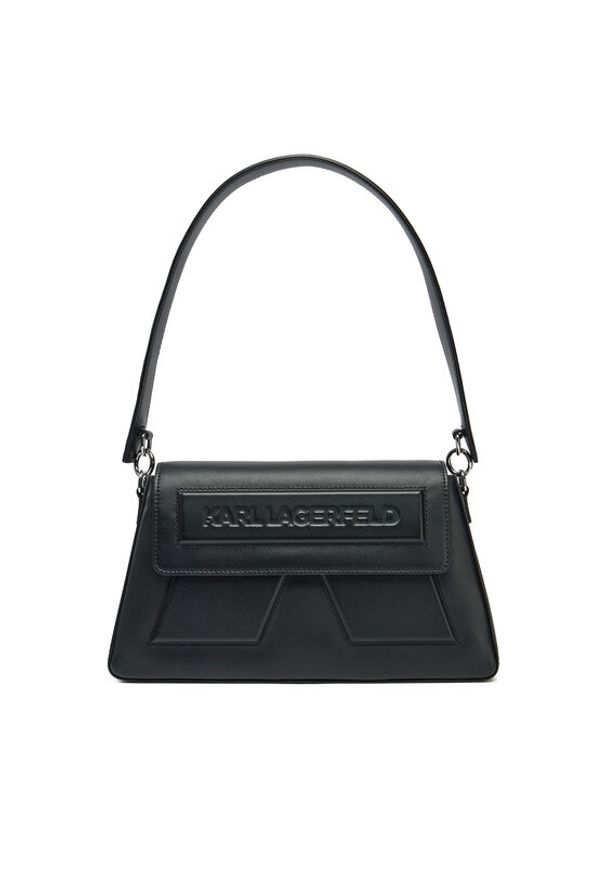 Karl Lagerfeld - KARL LAGERFELD Torebka A1W30154 Czarny. Kolor: czarny. Materiał: skórzane