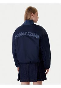 Tommy Jeans Kurtka bomber Varsity DW0DW22044 Granatowy Relaxed Fit. Kolor: niebieski. Materiał: syntetyk #1