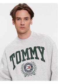 Tommy Jeans Bluza College Graphic DM0DM16804 Szary Boxy Fit. Kolor: szary. Materiał: bawełna #3