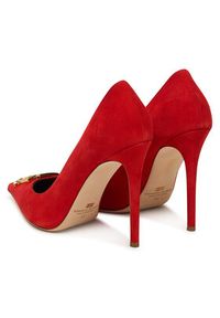 Elisabetta Franchi Szpilki SA59L61E2 Czerwony. Kolor: czerwony. Materiał: zamsz, skóra. Obcas: na szpilce #2