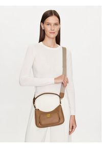 DKNY Torebka Philo Tz Shoulder R423KE51 Brązowy. Kolor: brązowy. Materiał: skórzane #4