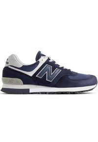 Buty męskie New Balance OU576PNV – granatowe. Kolor: niebieski. Materiał: materiał, skóra, syntetyk. Szerokość cholewki: normalna