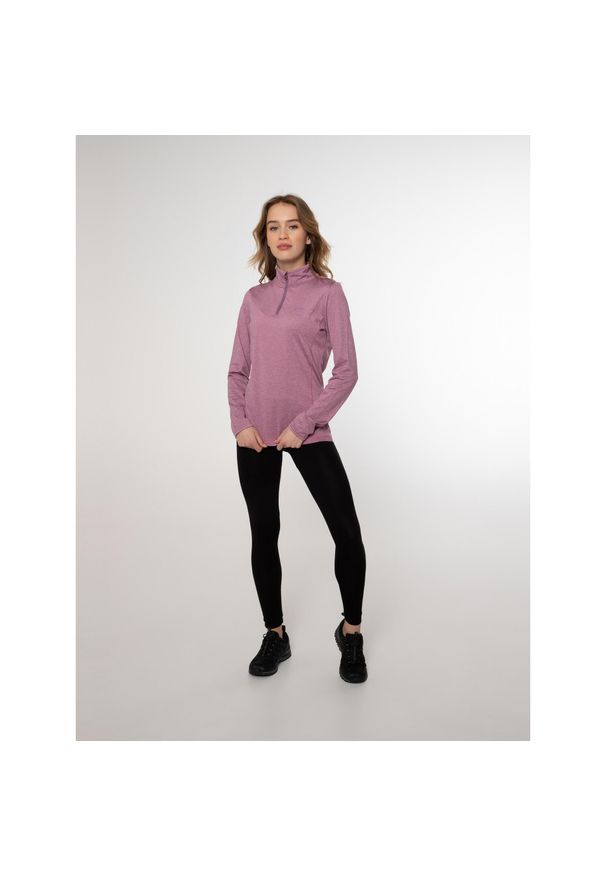 Bluza damska Protest FABRIZM 1/4 zip top. Kolor: różowy