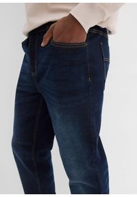 bonprix - Jeansy classic fit ze stretchem, straight. Kolor: niebieski. Styl: klasyczny #3