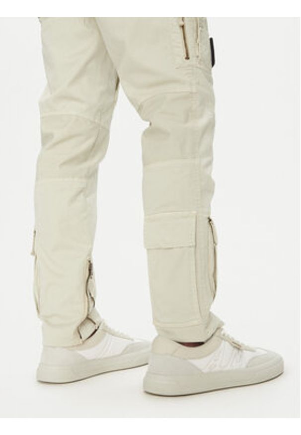Aeronautica Militare Spodnie materiałowe 251PA1387CT1493 Beżowy Regular Fit. Kolor: beżowy. Materiał: bawełna