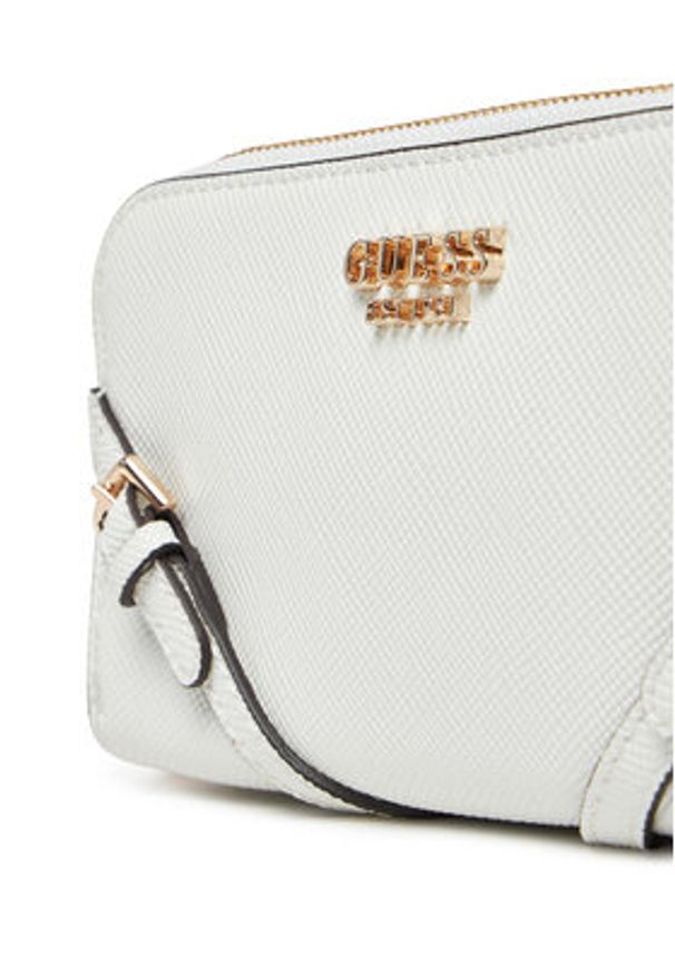 Guess Portfel HWZG96 36790 Biały. Kolor: biały. Materiał: skóra