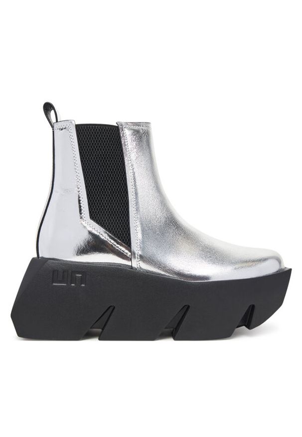 United Nude Botki Bull Chelsea 1096014116 Srebrny. Kolor: srebrny. Materiał: skóra