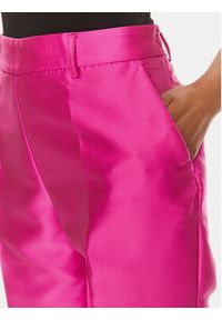 Babylon Spodnie materiałowe U_S0556B Różowy Slim Fit. Kolor: różowy. Materiał: syntetyk #2