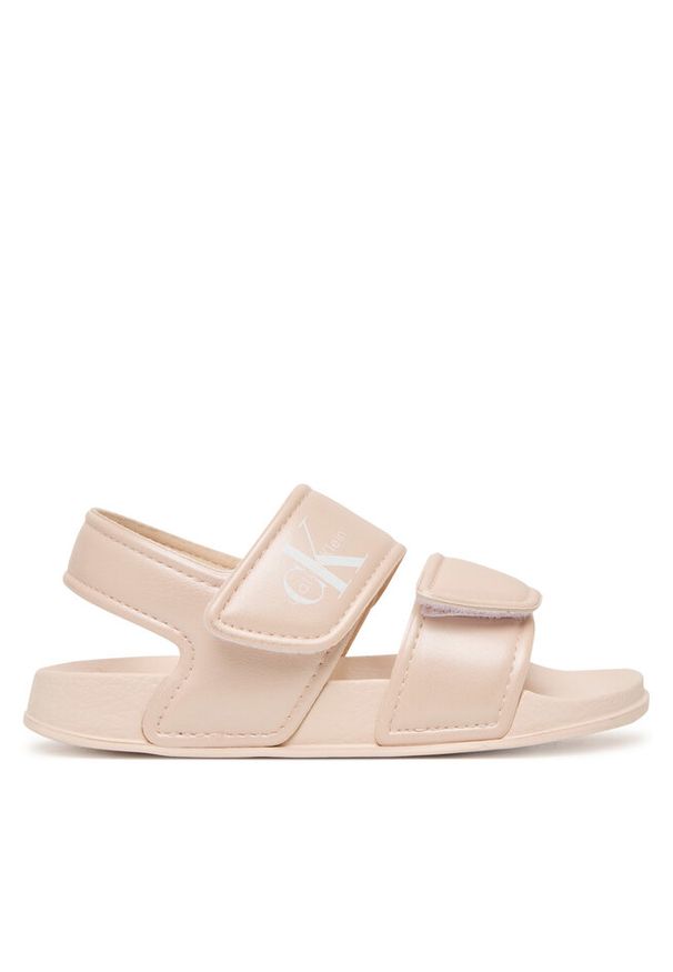 Sandały Calvin Klein. Kolor: różowy