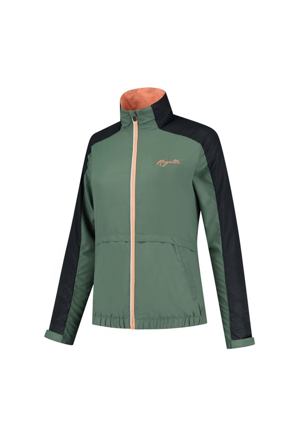 ROGELLI - Wiatrówka do biegania damska Rogelli SNAKE. Kolor: pomarańczowy, zielony, wielokolorowy, różowy. Sport: bieganie