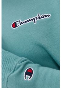 Champion - Bluza 214781. Okazja: na co dzień. Kolor: zielony. Materiał: dzianina. Wzór: aplikacja. Styl: casual #5