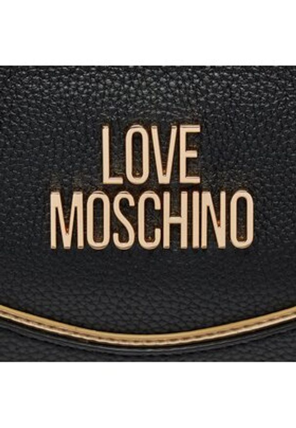 Love Moschino - LOVE MOSCHINO Torebka JC4140PP1IL1100A Czarny. Kolor: czarny. Materiał: skórzane