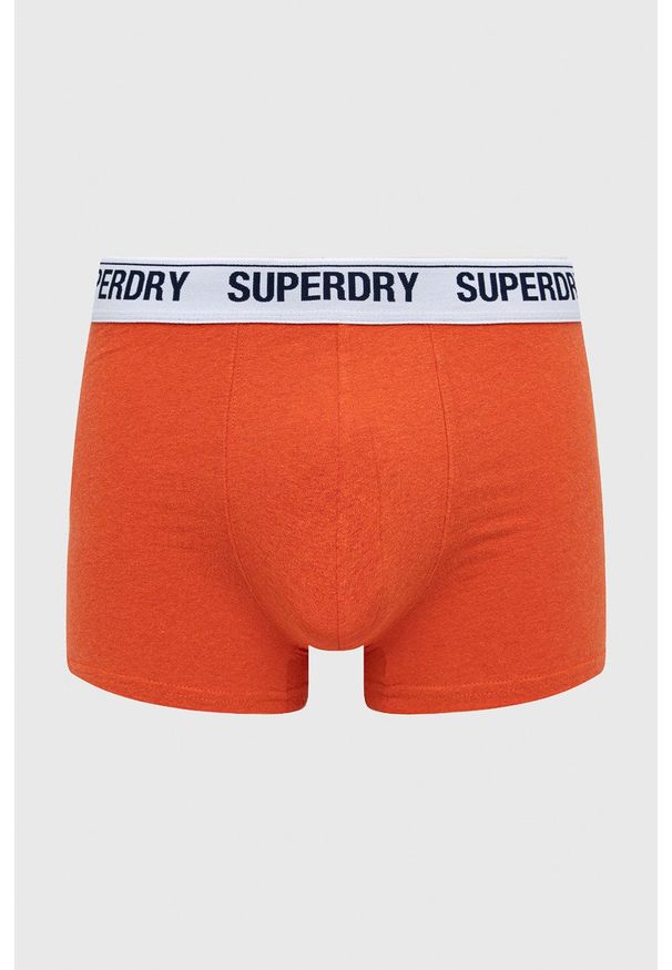 Superdry bokserki męskie kolor pomarańczowy. Kolor: pomarańczowy. Materiał: bawełna