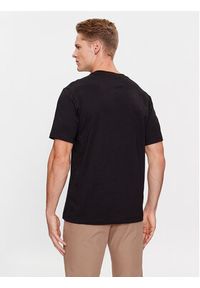 Trussardi Jeans - Trussardi T-Shirt 52T00776 Czarny Regular Fit. Kolor: czarny. Materiał: bawełna