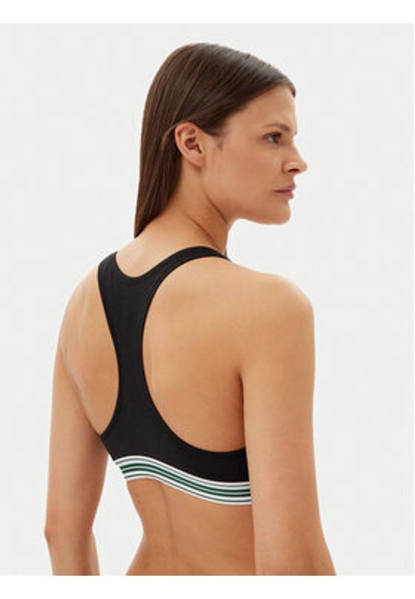 Lacoste Biustonosz top IF8179 Czarny. Kolor: czarny. Materiał: bawełna