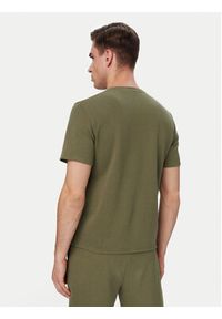 BOSS T-Shirt Waffle 50535891 Zielony jasny Regular Fit. Kolor: zielony. Materiał: bawełna #2
