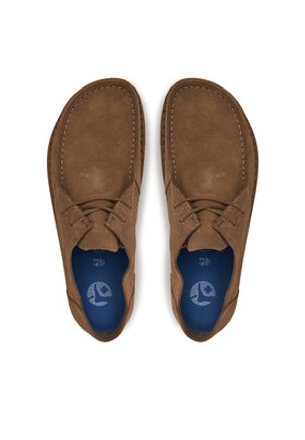 Birkenstock Półbuty Utti Lace 1027274 Brązowy. Kolor: brązowy. Materiał: zamsz, skóra