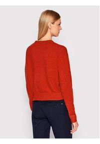 Polo Ralph Lauren Sweter 211872736001 Czerwony Regular Fit. Typ kołnierza: polo. Kolor: czerwony. Materiał: wełna #5
