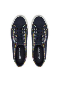 Superga Tenisówki Multicolor Beads 2750 S31352W Granatowy. Kolor: niebieski. Materiał: materiał #2