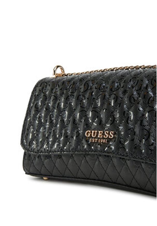 Guess Torebka HWGG96 26210 Czarny. Kolor: czarny. Materiał: skórzane
