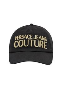 Versace Jeans Couture - VERSACE JEANS COUTURE Czarna czapka z daszkiem. Kolor: czarny #3