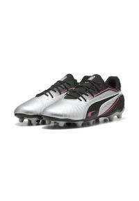 Puma - Młodzieżowe buty piłkarskie KING Match FG/AG PUMA. Kolor: czarny, różowy, biały, wielokolorowy. Sport: piłka nożna