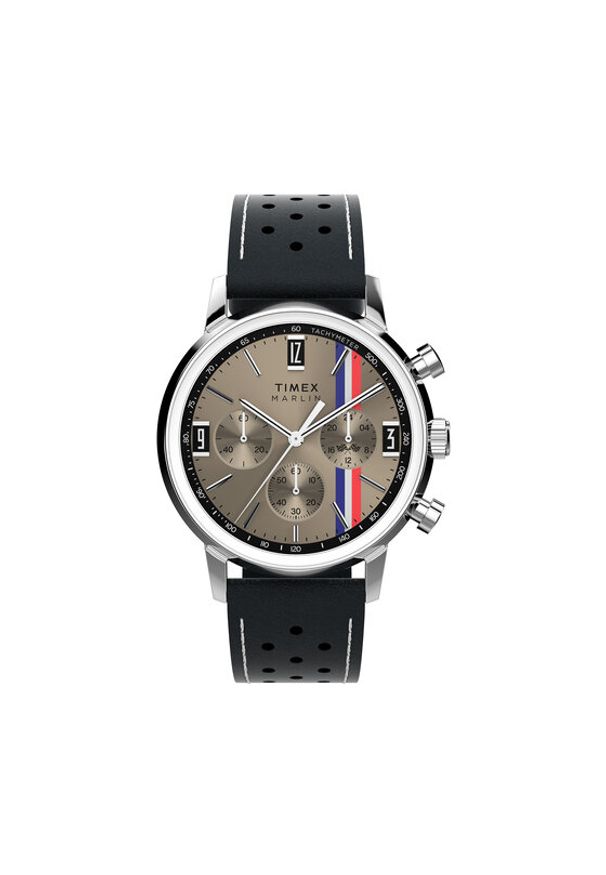 Timex Zegarek Marlin® Chronograph TW2W98900 Srebrny. Kolor: srebrny