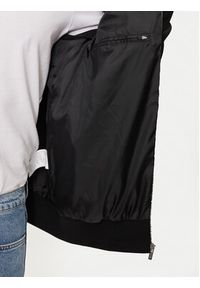 Karl Lagerfeld - KARL LAGERFELD Kurtka bomber 505065 544565 Czarny Regular Fit. Typ kołnierza: dekolt w karo. Kolor: czarny. Materiał: syntetyk #5