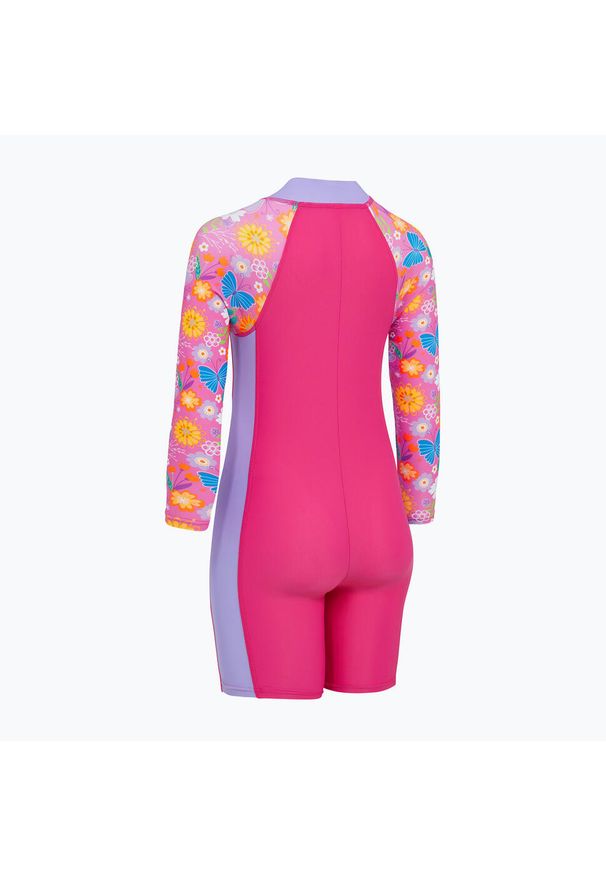 ZOGGS - Kombinezon UPF 50+ dziecięcy Zoggs Sizzle All In One. Kolor: różowy