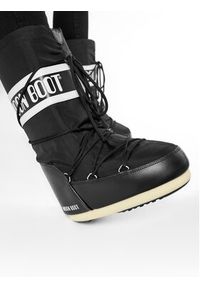 Moon Boot Śniegowce Nylon 14004400 001 Czarny. Kolor: czarny. Materiał: skóra #2