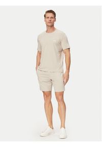 BOSS T-Shirt Mix&Match 50515312 Beżowy jasny Regular Fit. Kolor: beżowy. Materiał: bawełna #4