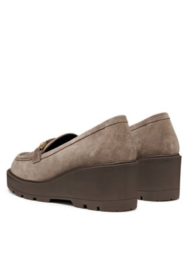 Geox Półbuty D Miereille D563VB 00022 C6029 Brązowy. Kolor: brązowy. Materiał: zamsz, skóra