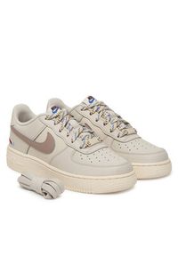 Nike Sneakersy Air Force 1 LV8 1 (GS) HQ1907 100 Beżowy. Kolor: beżowy. Materiał: skóra, syntetyk. Model: Nike Air Force #4