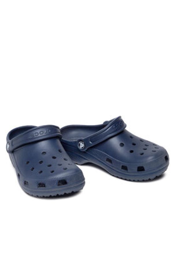 Crocs Klapki Classic 10001 Granatowy. Kolor: niebieski