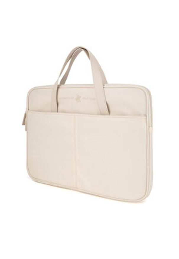 Beverly Hills Polo Club Torba na laptopa BHPC-K-027-06 Beżowy. Kolor: beżowy. Materiał: materiał, nylon