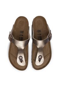 Birkenstock Japonki Gizeh Bs 1016145 Brązowy. Kolor: brązowy. Materiał: skóra #5