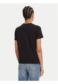 Versace Jeans Couture T-Shirt 78HAHC03 Czarny Regular Fit. Kolor: czarny. Materiał: bawełna