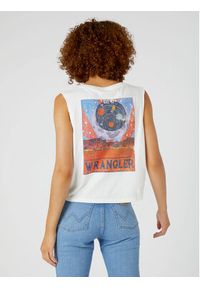 Wrangler T-Shirt Sleveless W7FED3W02 112332137 Biały Regular Fit. Kolor: biały. Materiał: bawełna #2