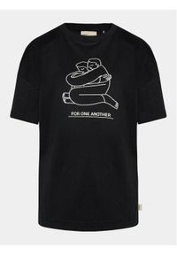 outhorn - Outhorn T-Shirt OTHAW23TTSHF0844 Czarny Regular Fit. Kolor: czarny. Materiał: bawełna