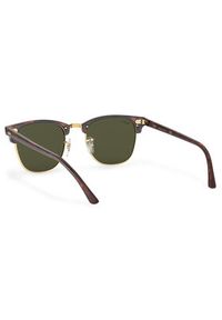 Ray-Ban Okulary przeciwsłoneczne Clubmaster 0RB3016 W0366 Brązowy. Kolor: brązowy. Materiał: syntetyk #2