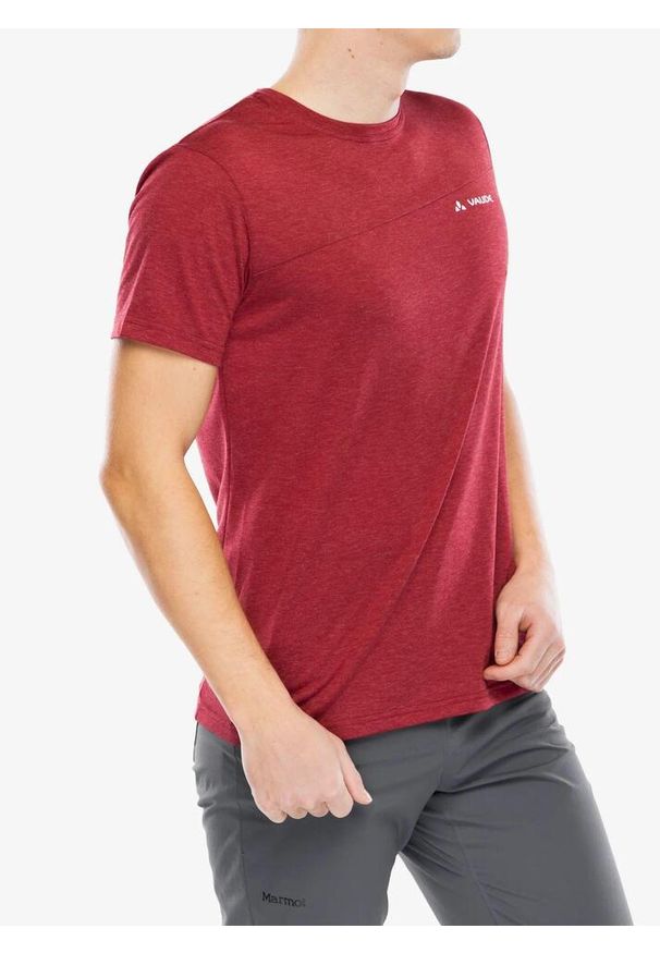 Koszulka szybkoschnąca męska Vaude Sveit Shirt. Kolor: czerwony